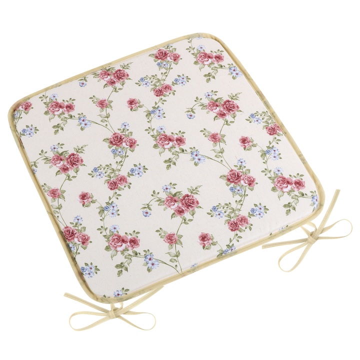 Sedák hladký POPÍNAVÁ RUŽA 40x40 cm 1