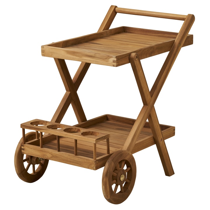 Prístavný vozík POSOKE teak 1