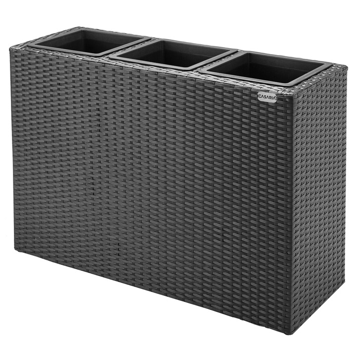 Vysoký obal na kvety POT 2 čierna 1