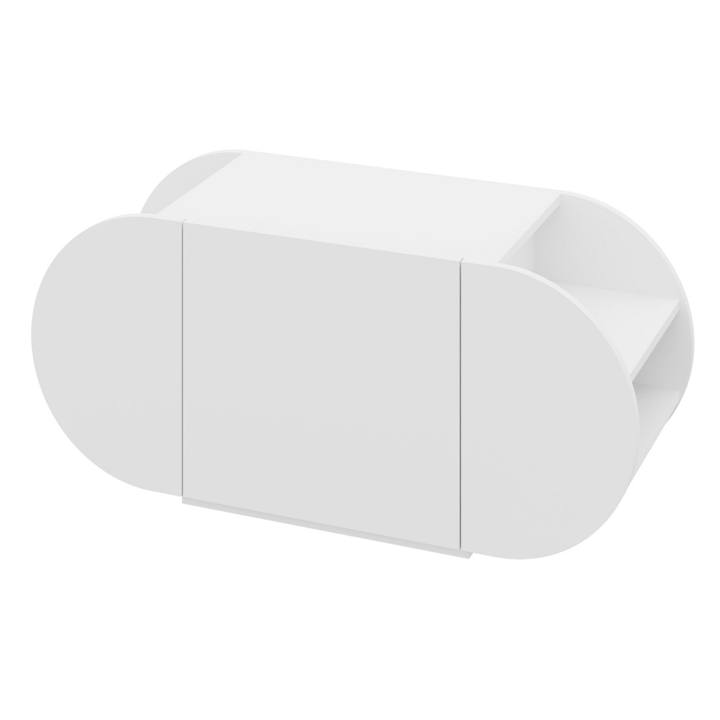 Lavica na topánky POZY biela 1