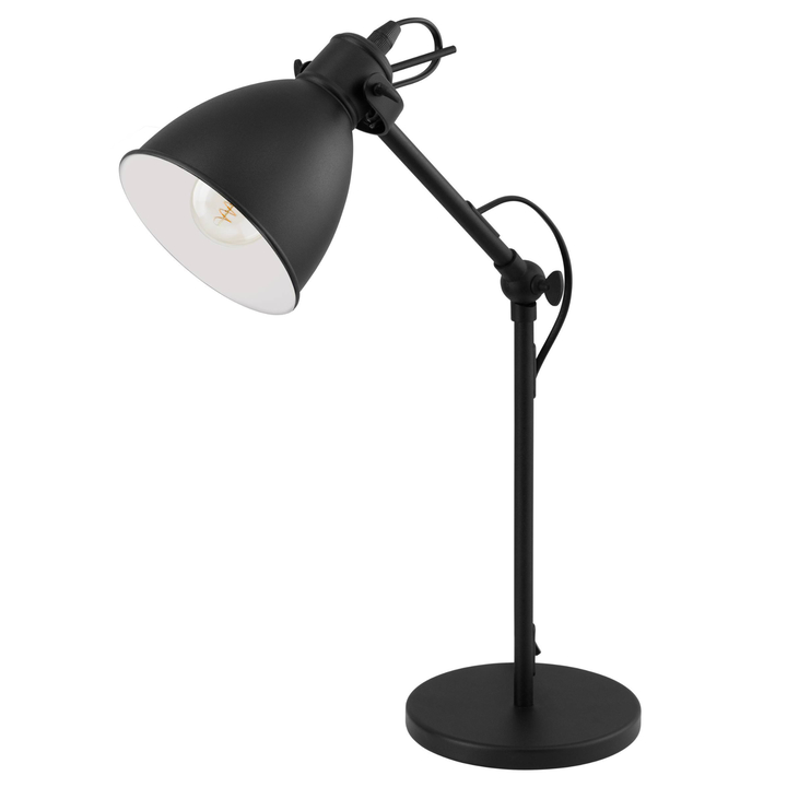 Stolná lampa PRIDDY čierna/biela 1