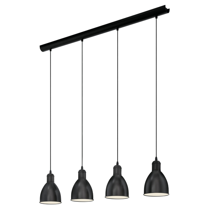 Závesné svietidlo PRIDDY čierna/biela 1