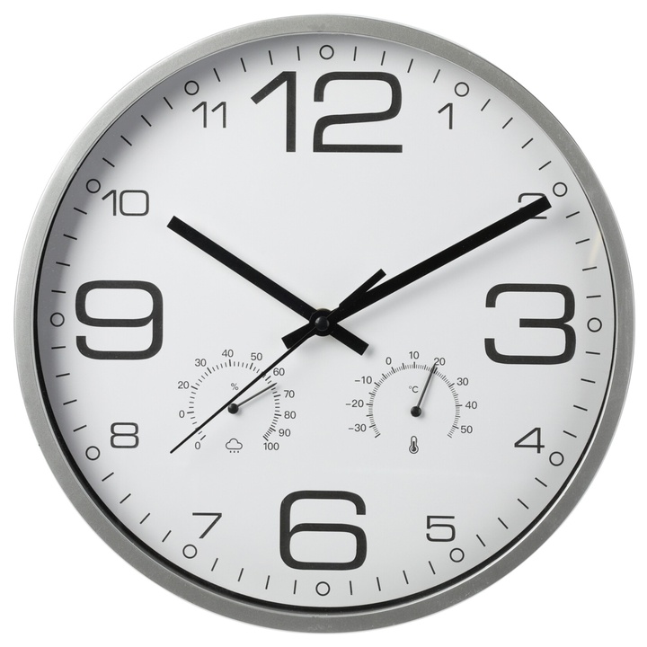 Nástenné hodiny PRISCILLA biela 1