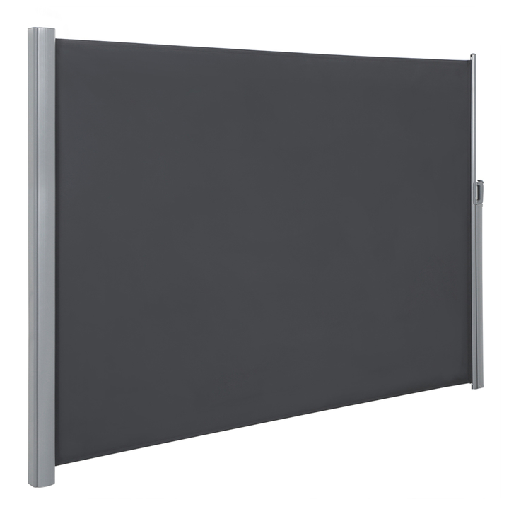 Bočná markíza PRIVACY sivá, 180x400 cm 1