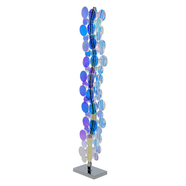 Stojacia lampa PULSE chróm/viacfarebná 1