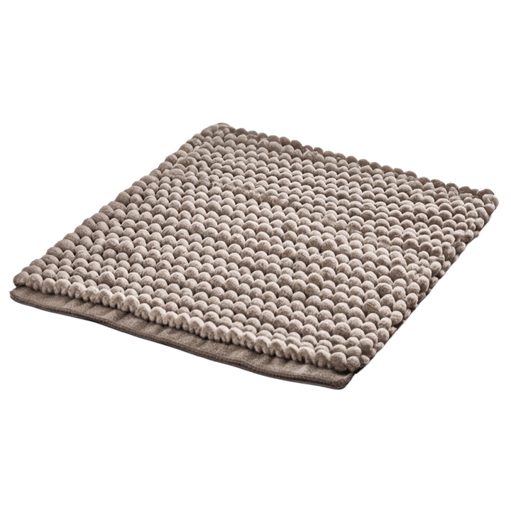 Kúpeľňová predložka PUNTO UNO taupe, 50x60 cm 1