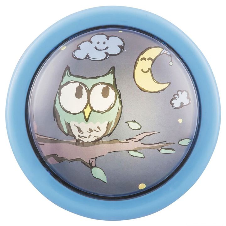 Detské LED svietidlo PUSH modrá 1