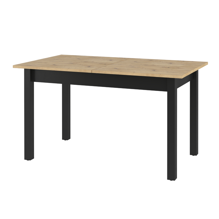 Jedálenský stôl QUANT 10 dub artisan/čierna 1