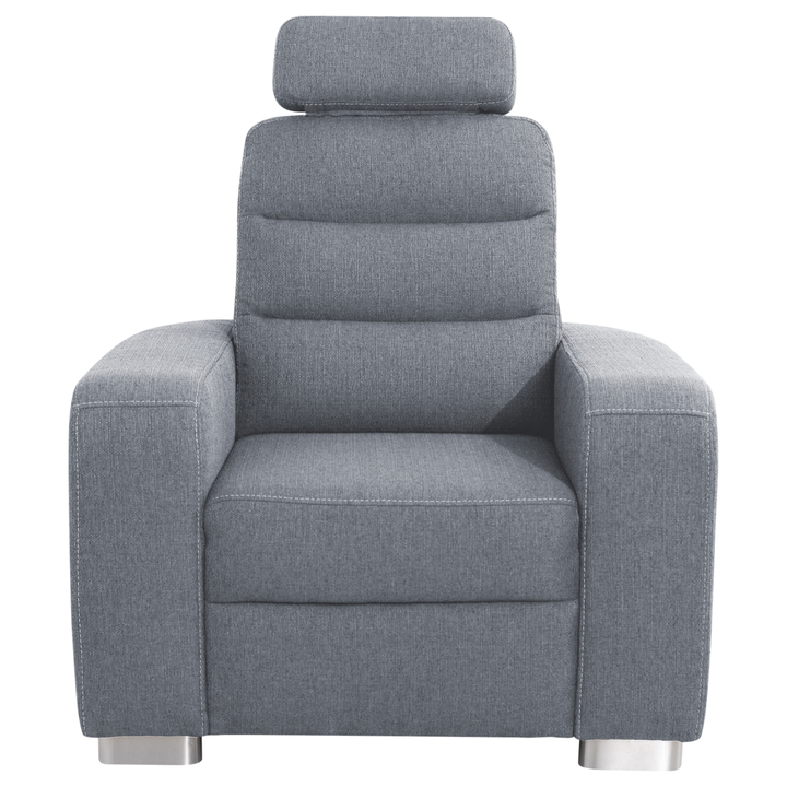 Kreslo QUEENS svetlosivá 1