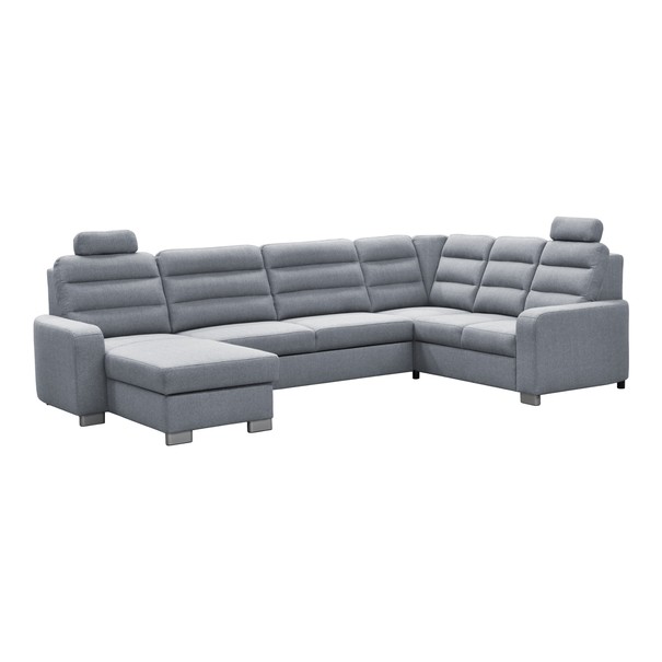 Sedacia súprava QUEENS ľavá, svetlosivá 1