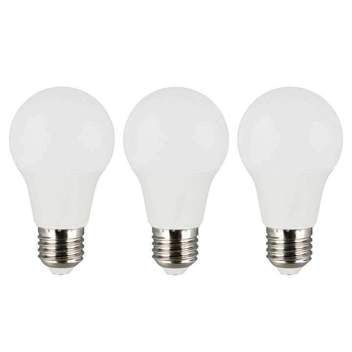 Set LED žiaroviek R987-3214 E27, 8,5W, neutrálna biela, 3 ks 1