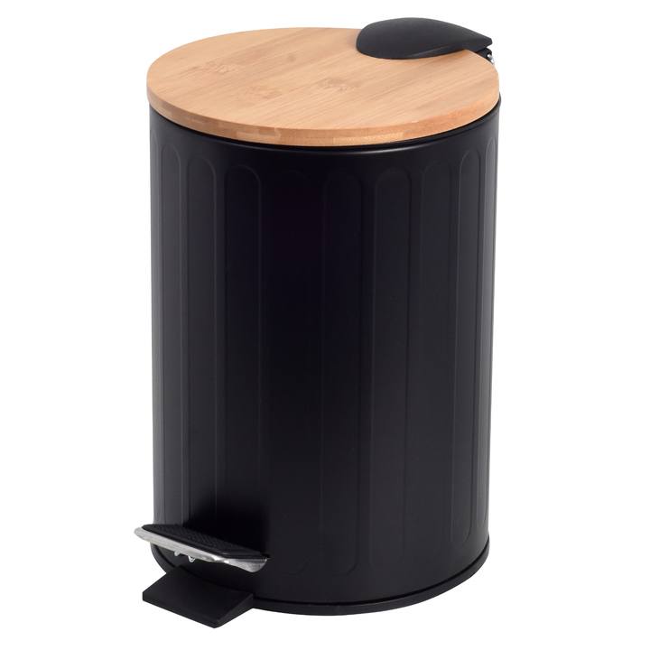 Odpadkový kôš RADO čierna/prírodná, 3 l 1