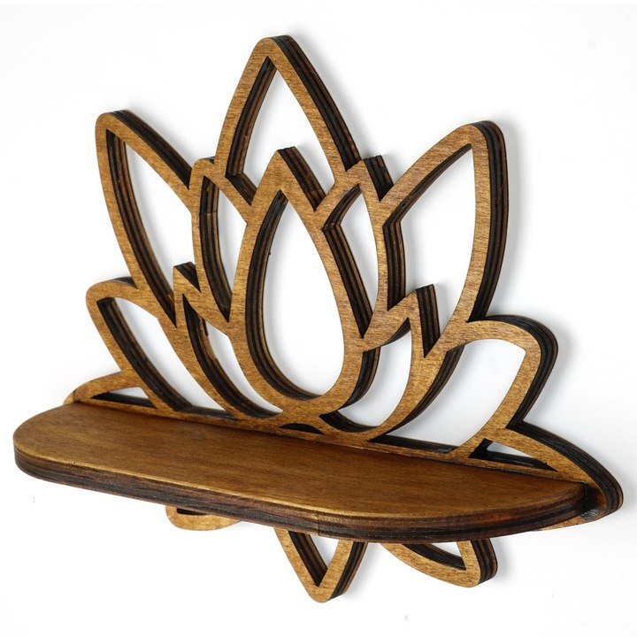 Nástenná polica RAF orech 1