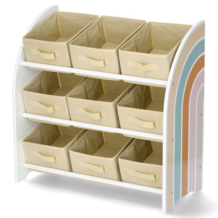 Detský regál RAINBOW biela 1