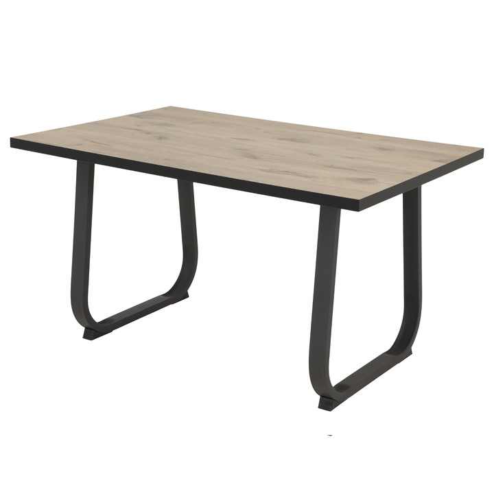 Jedálenský stôl RALNA dub viking/antracitová 1