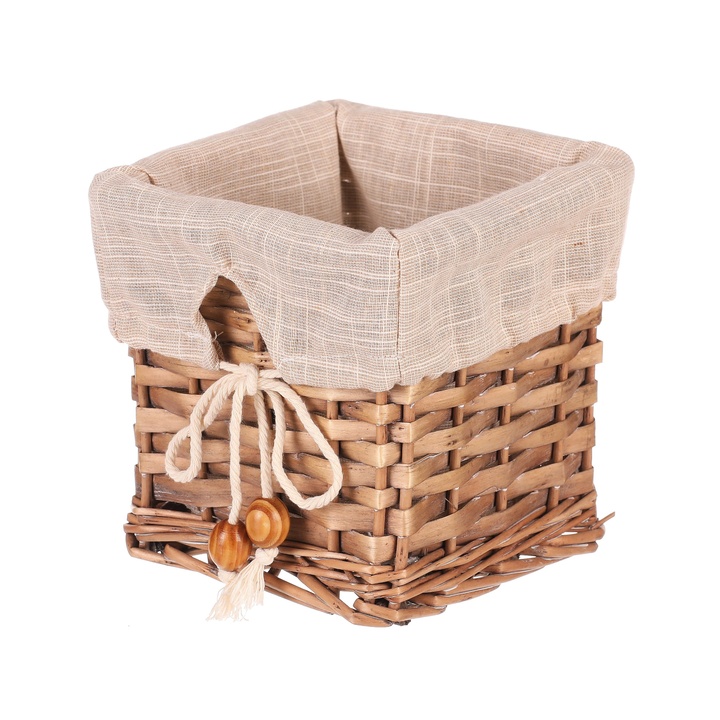Košík s látkou RALPHIE šírka 15 cm 1