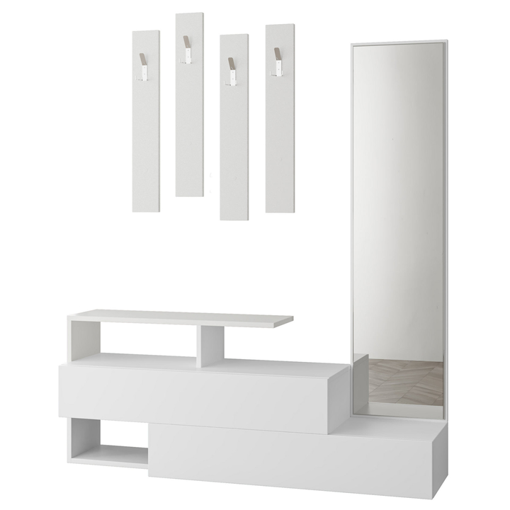 Predsieňová zostava RAMDA biela 1