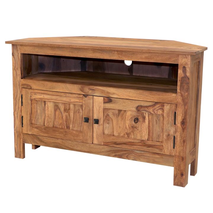 Rohový TV stolík RAMIL 110 palisandr 1