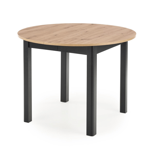 Jedálenský stôl RANGU dub artisan/čierna 1