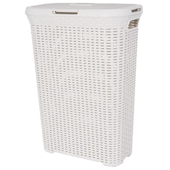 Kôš na bielizeň RATTAN krémová 1