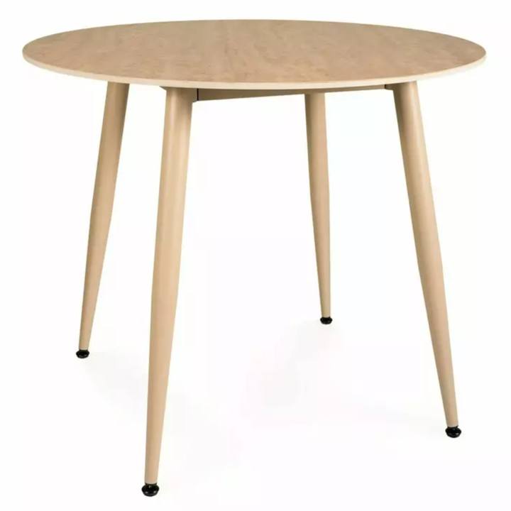 Jedálenský stôl RAUN béžová/kašmírová, šírka 90 cm 1
