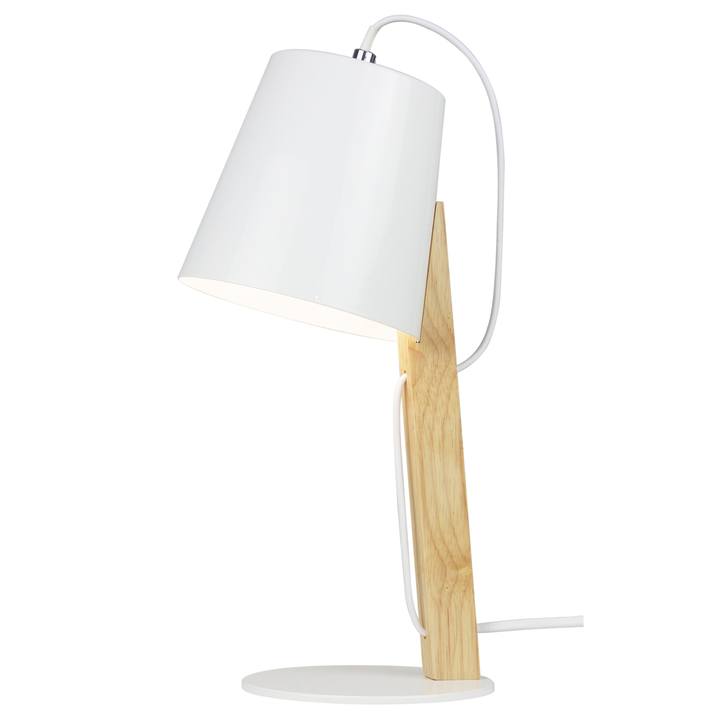 Stolná lampa REESE biela 1