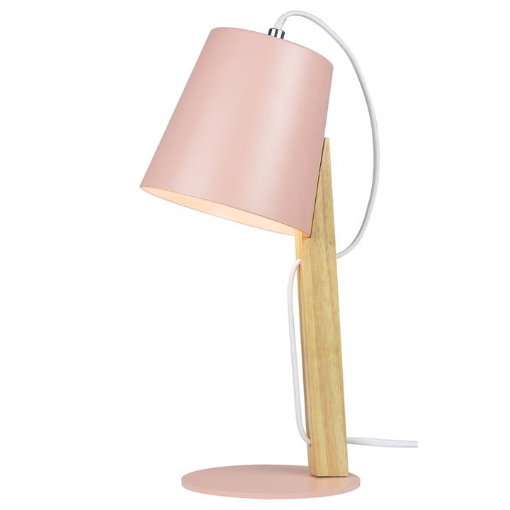 Stolná lampa REESE ružová 1