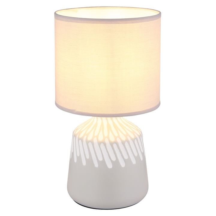 Stolná lampa RELA sivá 1