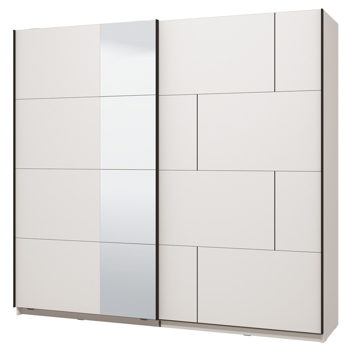 Šatníková skriňa RELIA biela 1