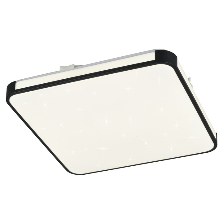 Stropné svietidlo RELUS čierna/biela, šírka 27 cm 1