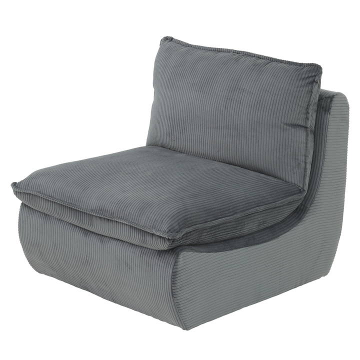 Kreslo RHODOS tmavosivá 1