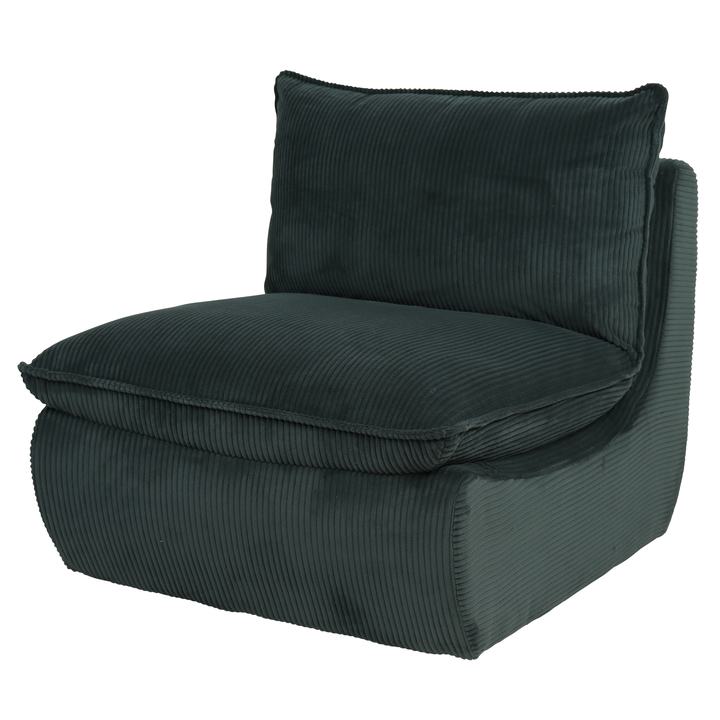 Kreslo RHODOS tmavozelená 1