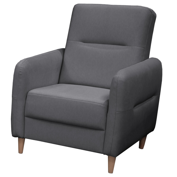 Kreslo RHONDA tmavosivá 1