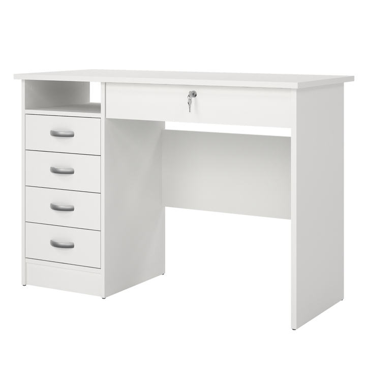 Písací stôl RICCO biela 1