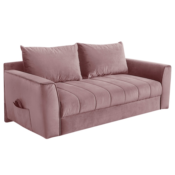 Pohovka  RICK ružová 1