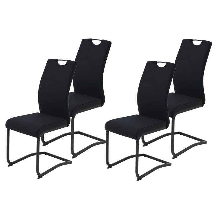 Jedálenská stolička RIGA II S čierna, sada 4 ks 1