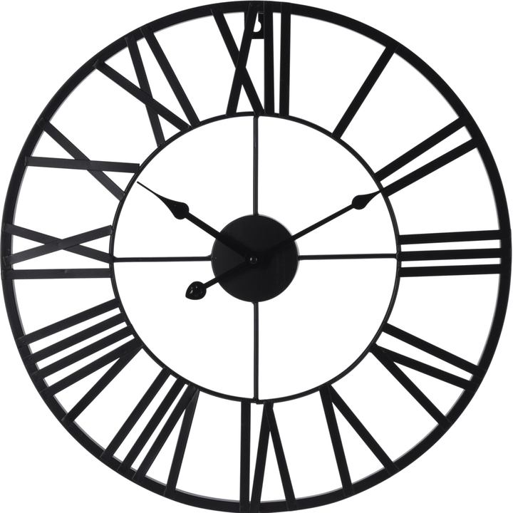 Nástenné hodiny RIM čierna, ⌀ 47 cm 1