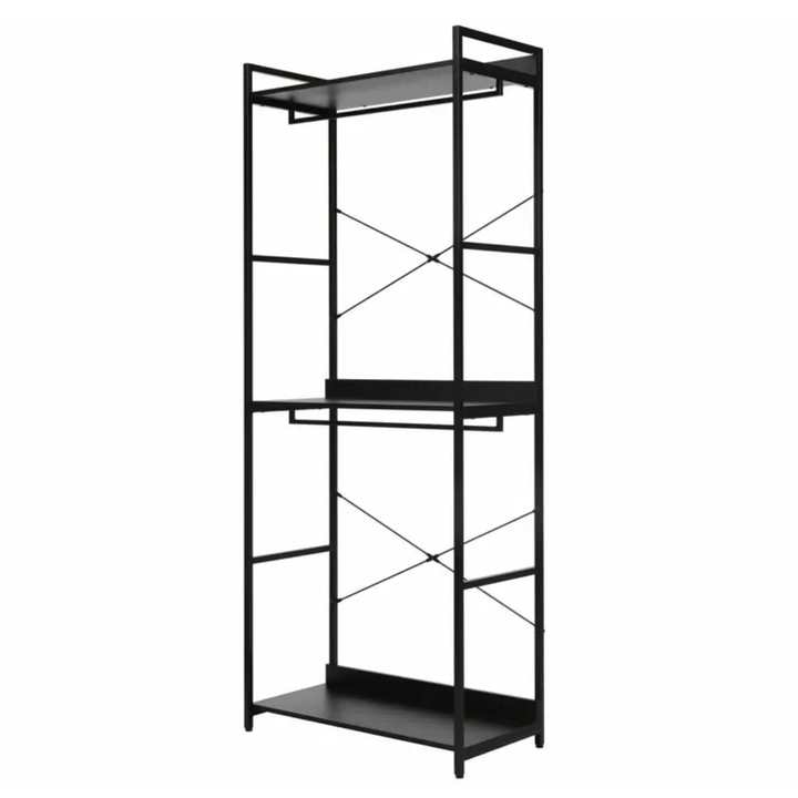 Regál RIN O čierna 1