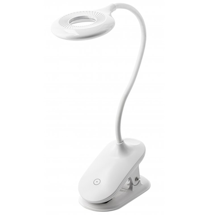 Stolná LED lampa RINGO biela 1