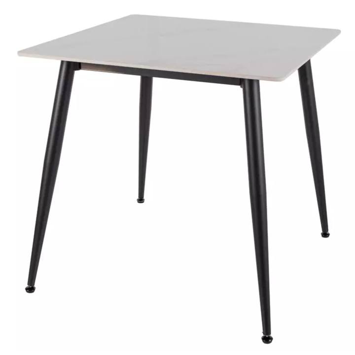 Jedálenský stôl RION biela/čierna, šírka 80 cm 1