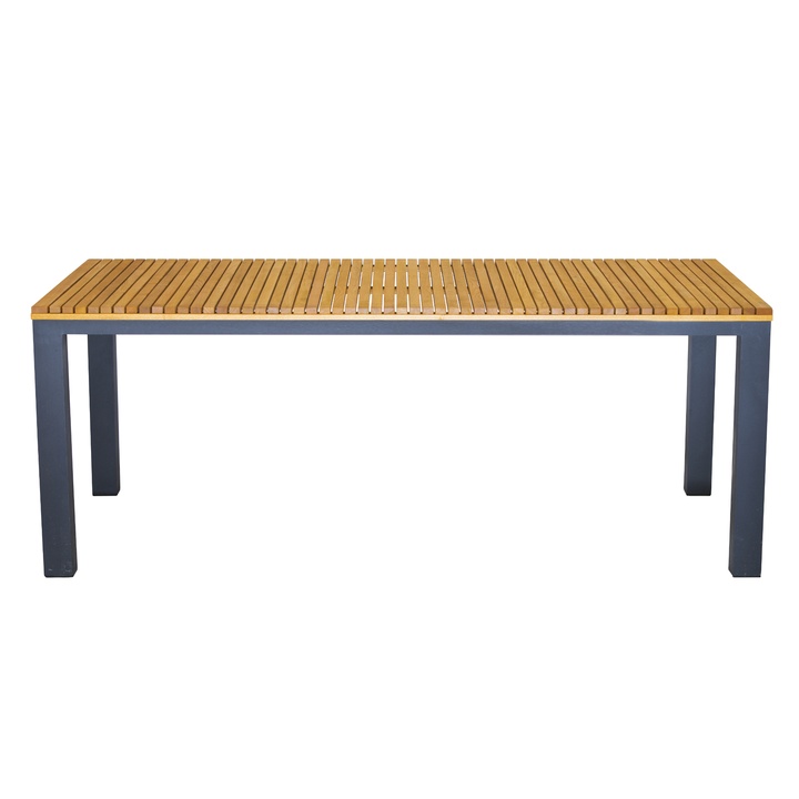 Jedálenský stôl RIPPER antracitová/prírodná, šírka 200 cm 1