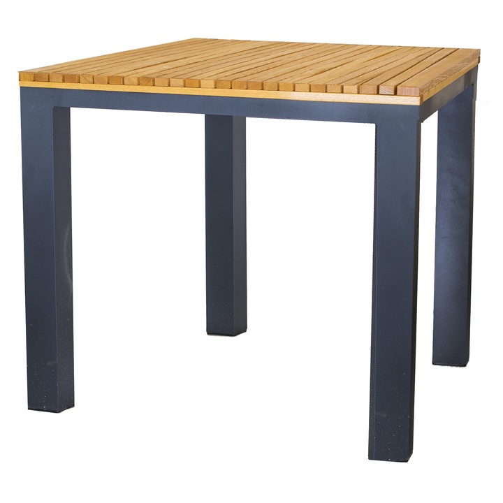 Jedálenský stôl RIPPER antracitová/prírodná, šírka 80 cm 1