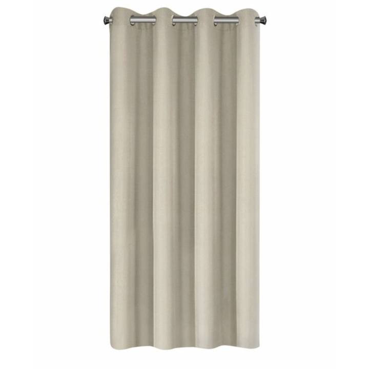 Záves RITA 2 tmavobéžová, 140x175 cm 1