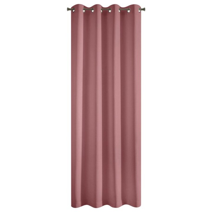 Záves RITA tmavoružová 1