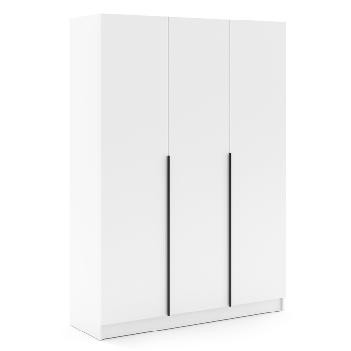 Šatníková skriňa RIVA 150 biela, výška 215 cm 1