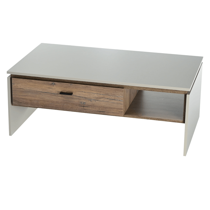 Konferenčný stolík RIVERO RIVT01 dub tmavý/sivá 1