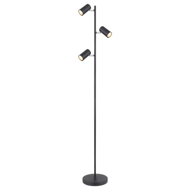 Stojacia lampa ROBBY 6 matná čierna 1