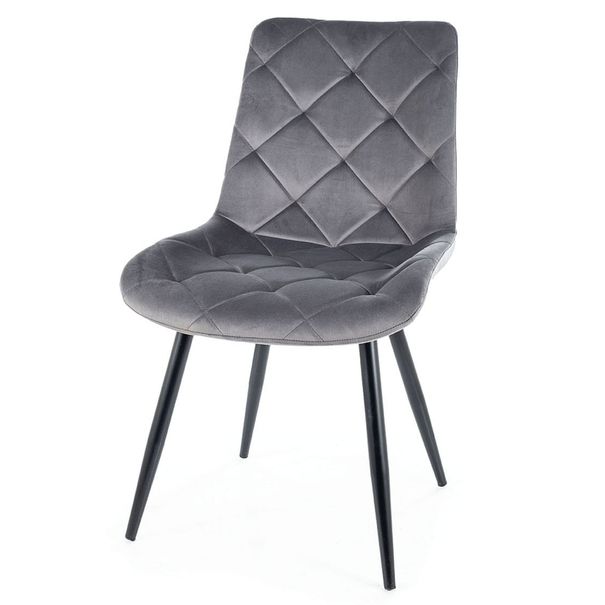 Jedálenská stolička ROLPH sivá 1