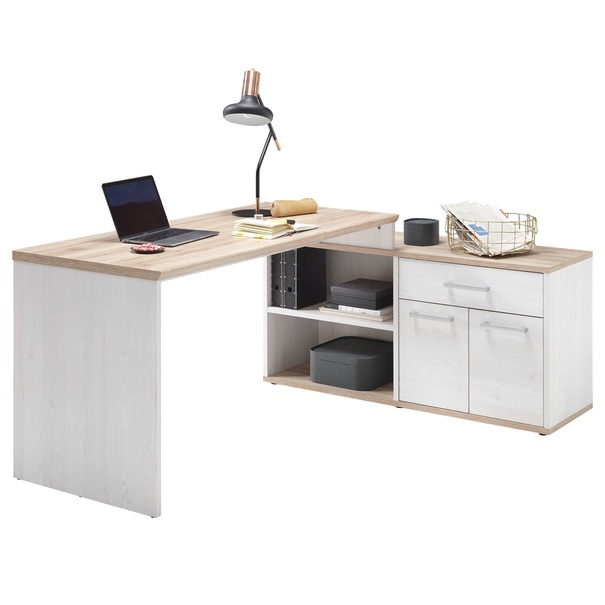 Písací stôl ROMANCE 39-015 smrekovec/dub sanremo, šírka 140 cm 1