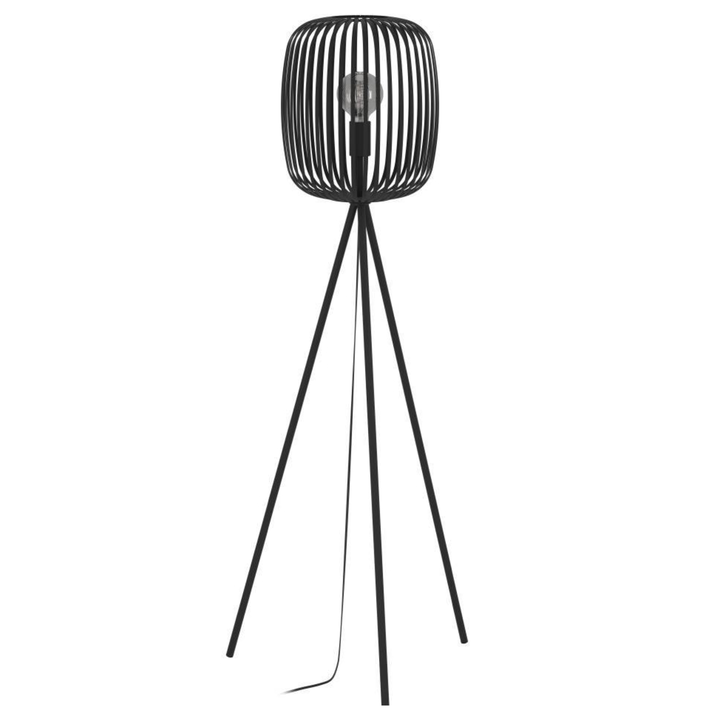Stojacia lampa ROMAZZINA čierna 1